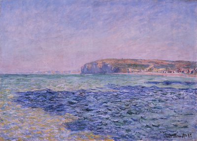Schatten auf dem Meer. Die Klippen bei Pourville von Claude Monet